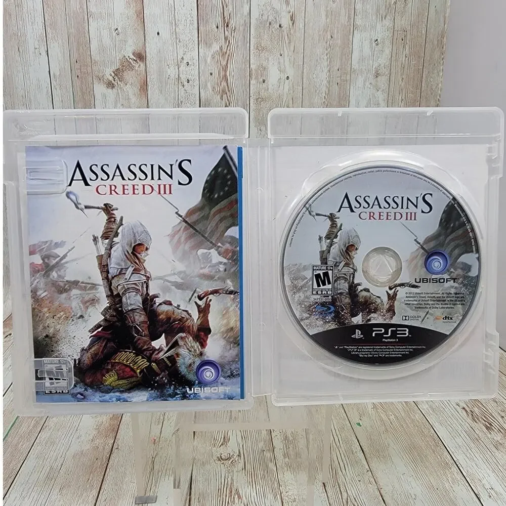 Assassin's Creed III (Sony PlayStation 3, 2012) PS3 CIB w/ Manual